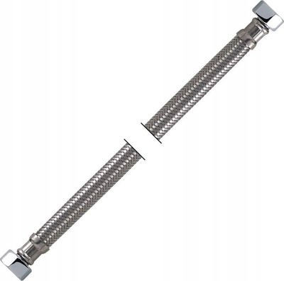 Zorrë lidhëse uji Tucai TAQ WW, 3/4" x 3/4", 40 cm, çelik inox