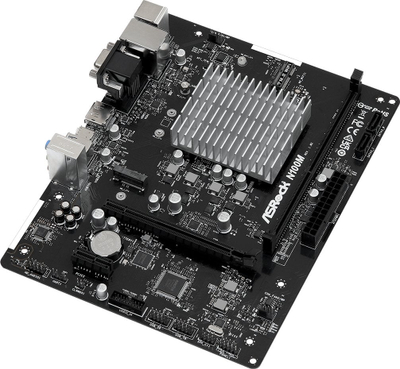 Pllakë amë ASRock N100M, Intel N100, HDMI DisplayPort, e zezë