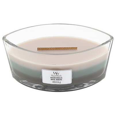 Qiri aromatik WoodWick Trilogy Ocean Breeze, 453 g