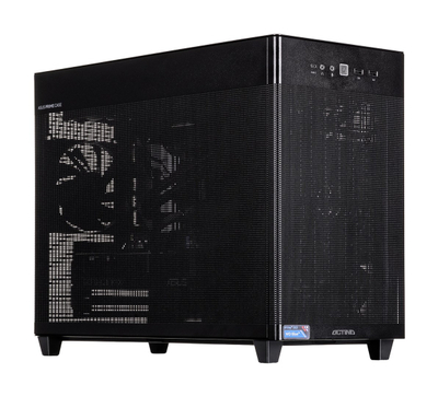 Гејминг компјутер Actina AMD Ryzen 5 9600X, 32GB RAM DDR5, 1TB SSD, RTX 5060 Ti, црн мини куќиште