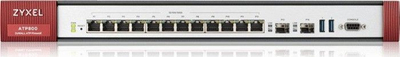 Firewall Zyxel ATP800, 12x Gigabit, 1 vit suit softuer, i kuq