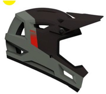 Helmetë full face Bell Sanction 2 DLX Mips, Blip Rootbeer, M 55-57 cm, gri e zezë