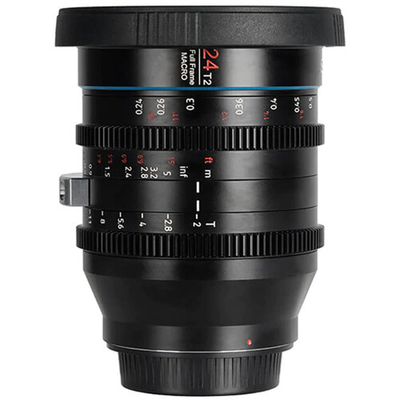 Objektiv kinematografik Sirui Jupiter 24mm T2.0 Macro, full frame, PL mount, i zi