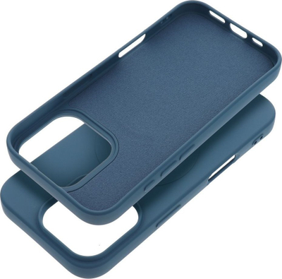 Futrollë silikoni OEM për iPhone 16 Pro, MagSafe, blu