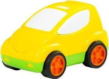 Makine lodër Baby Car, me mekanizem inercie, 9 cm, e verdhe