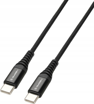 Kabllo karikimi GoGEN USBC200MM01, USB C në USB C, 60W, 2m, e zezë