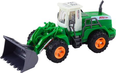 Lodër ekskavator me telekomandë Lean Toys RC Truck 21054, 2.4 GHz, jeshile