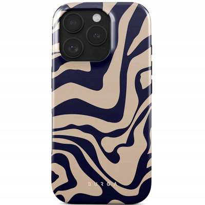 Kapak telefoni Burga Vigilant për iPhone 16 Pro, me dizajn abstrakt, me xixë dhe shumëngjyrësh
