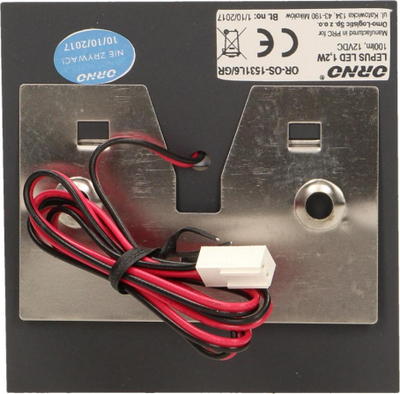 Ndriçues shkalle LED Orno Lepus, 1.2 W, i hirtë