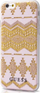 Kapak mbrojtës Guess Aztec për iPhone 7 4.7", transparent rozë
