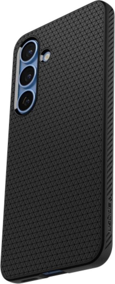 Mbulesë telefoni Spigen Liquid Air për Samsung Galaxy S25+, e zezë matte