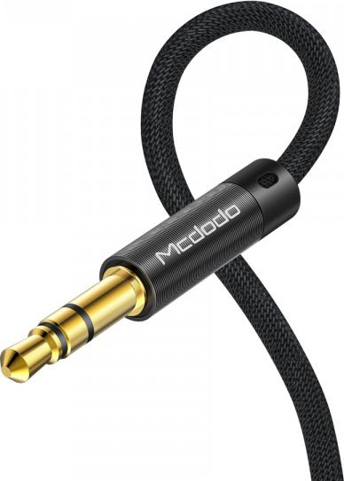 Kabllo audio AUX Mcdodo Universal, 3.5mm, 1.2m, e zezë