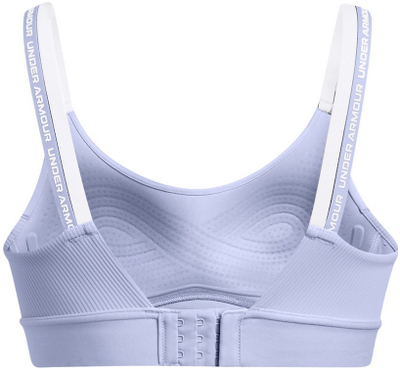 Bustier sportive Under Armour Infinity 2.0 Mid Rib, për gra, madhësia M, blu celeste e bardhë