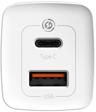 Adapter Baseus GaN2 Lite Fast PPS 65W USB, i bardhë