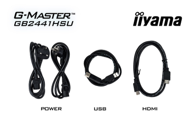 Monitor gaming Iiyama G-MASTER GB2441HSU, 24", Full HD 144Hz, i zi
