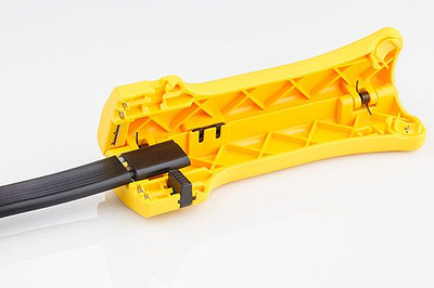 Pinça për zhveshje kabllosh Jokari Allrounder 30900, 4-15mm, e verdhë