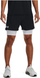 Pantallona të shkurtra sportive Under Armour Vanish Woven 2 in 1 Vent, meshë, të zeza