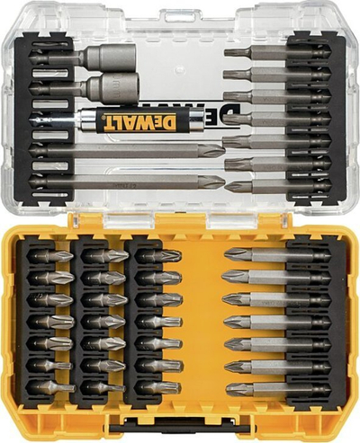 Set bitash Dewalt DT70702 QZ, 40 copë, me mbajtës magnetik