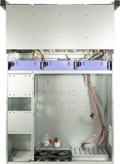 Kuti serveri Inter-Tech IPC Storage 4U-4724, rack 4U, 24x hot swap, e zezë