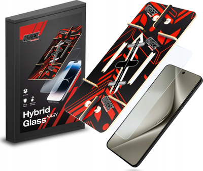 Xham mbrojtës GrizzGlass HybridGlass Easy, hibrid, për Huawei Pura 70 Ultra, transparent