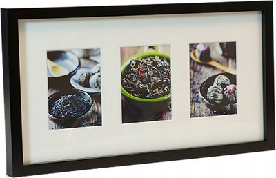 Kornizë foto Focus Vivaldi, 3 kollazhe, 13x18 cm, e zezë