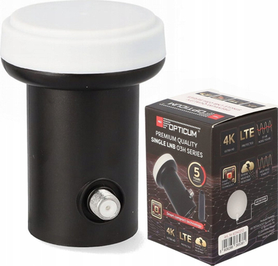 Konvertues satelitor Opticum Red 03H Premium, SINGLE LNB, 40mm
