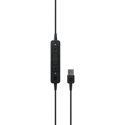 Kufje Epos Adapt 160T II, me mikrofon, USB, të zeza