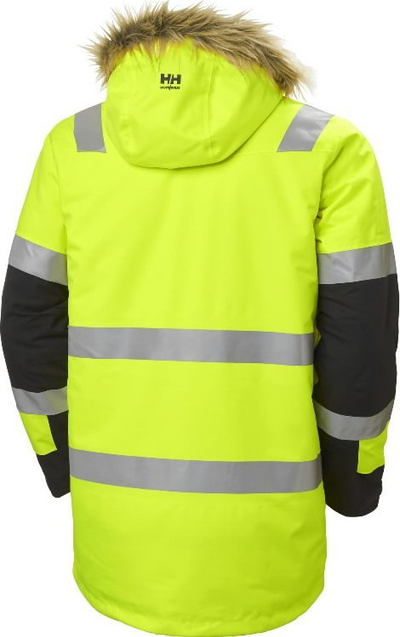 Xhaketë dimri pune Helly Hansen Alna 2.0, dukshmëri e lartë, ajër që qarkullon mirë, e verdhë