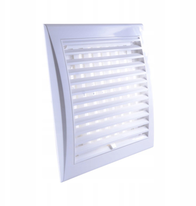 Grilë ventilimi Awenta TL14, 160x160mm, PVC, e bardhë