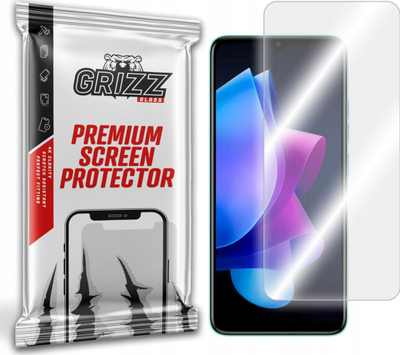 Xham mbrojtës GrizzGlass HybridGlass për Tecno Pop 7 Pro, hibrid, shumë i kthjellët