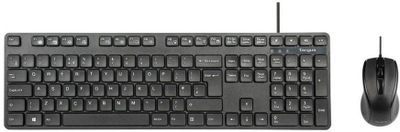 Set tastierë dhe maus Targus AKM622UK, USB, QWERTY UK, i zi