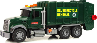 Kamion lodër koshash Toy Garbage Truck 9525, me drita dhe zë, 38cm, shumëngjyrësh
