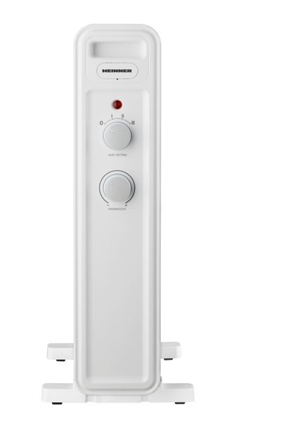 Radiator me vaj Heinner HOH-M13WH-BK, 2500W, 13 elemente, i bardhë e zi