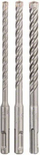 Set maja shpuese Bosch SDS+ për beton 6, 8, 10 mm (2608833912), 3 copë