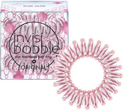 Gome flokësh Invisibobble Original Time to Shine, set me 3 copë, Rose Muse rozë