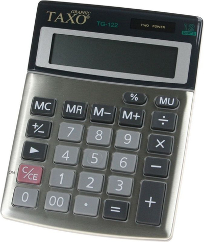 Калкулатор Titanum Taxo TG-122, 12 цифри, сребрен