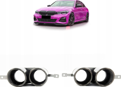 Këllëf shkarkimi BMW Series 3 G20, komplet, i zi