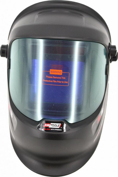 Helmë saldimi AWTools LYG 7 AW50004, auto errësuese, panoramike, e zezë