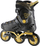 Patina inline NILS Extreme NA20006 Slalom, ABEC9, shasi alumini, të zeza me ari