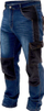 Pantalona pune Dedra Jeans, masa L, xhins 280g/m², blu xhins