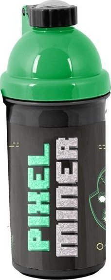 Bidon uji Paso High Level Pixel Miner, 500ml, për kalamaj, jeshil me të zi