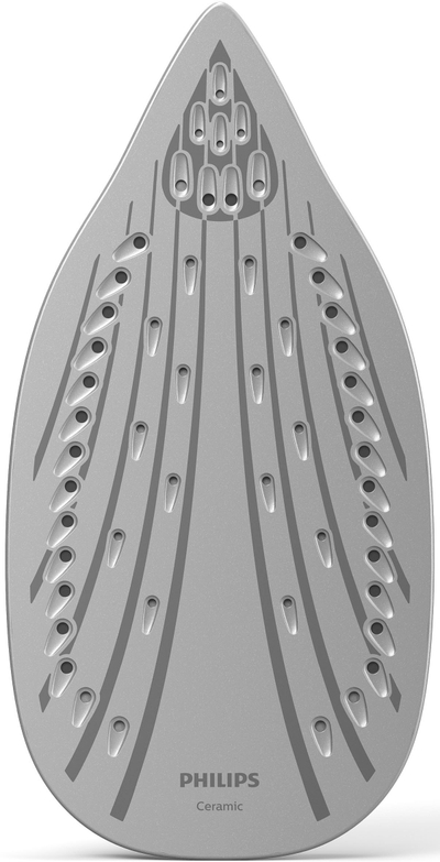 Hekur me avull Philips DST3041/30, 2600W, taban qeramik, lejla