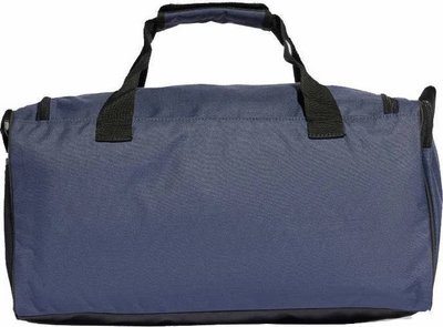 Çantë sportive Adidas Linear Duffel S HR5353, me shirit shpine, ngjyrë blu navy