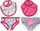 Set përparëse me brekë për kukulla Goki, 2 sete, për kukulla 33–43 cm, shumëngjyrëshe
