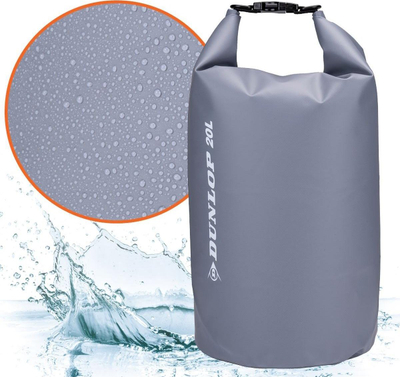Çantë uji DUNLOP Dry Bag, 20L, PVC që s’e kap uji, e zezë