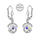 Silvego Swarovski Crystals Сребрени Обетки