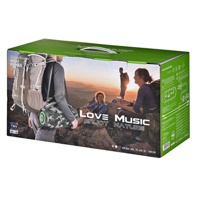 Boks portativ Hoco Gonik HA4, Bluetooth 5.3, 4500mAh, kamuflazh