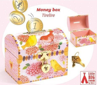 Kuti kursimi Birds Money Box, me zogj, shumëngjyrëshe