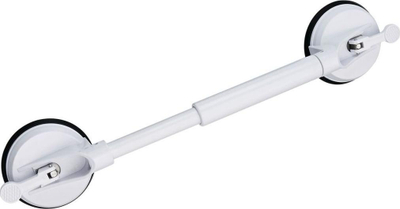 Dorezë sigurie banjo RIDDER A0150301, teleskopike me vakum, 44.5 57.5cm, e bardhë