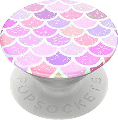 Mbajtëse telefoni PopSockets 800943 PopGrip, model mermaid, rozë vjollcë